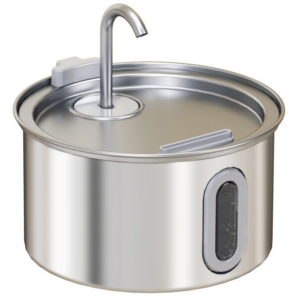 stainless steel cat water fountain 2.5l