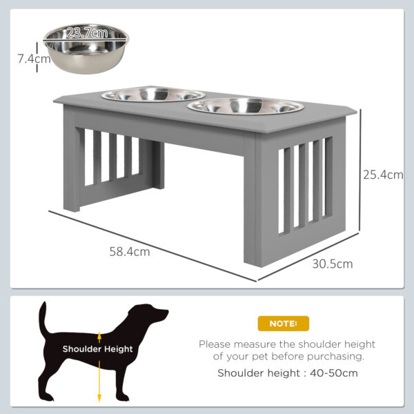 stainless steel dog bowls with stand