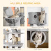 pawhut tall cat tree for indoor cats