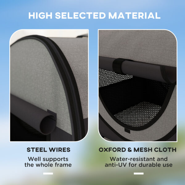 soft fabric pet crate indoor outdoor use