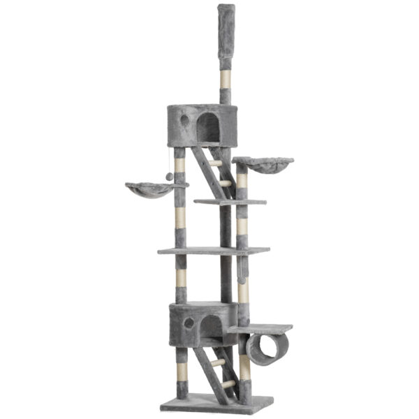 floor to ceiling cat tree 240-260cm adjustable