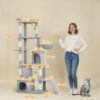 cat climbing tower with sisal scratching posts
