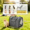 breathable mesh pet travel carrier up to 10kg