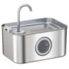 stainless steel cat water fountain 3.2l