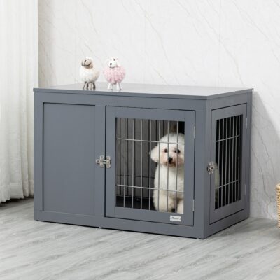 Indoor Dog Crate Furniture Side Table