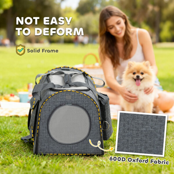 foldable small dog and cat carrier shoulder strap