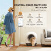 electric self-cleaning litter box large cats