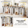 Modern Dog Kennel Furniture with Divider