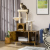 Multi‑function cat furniture with scratching post and cosy cat house