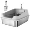 xxl stainless steel cat litter box 70cm