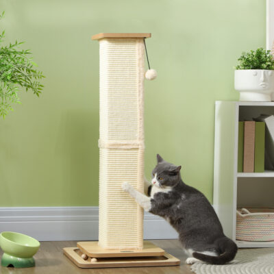 sisal scratching post for indoor cats