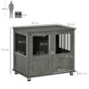 Indoor Dog Crate Furniture Side Table Design