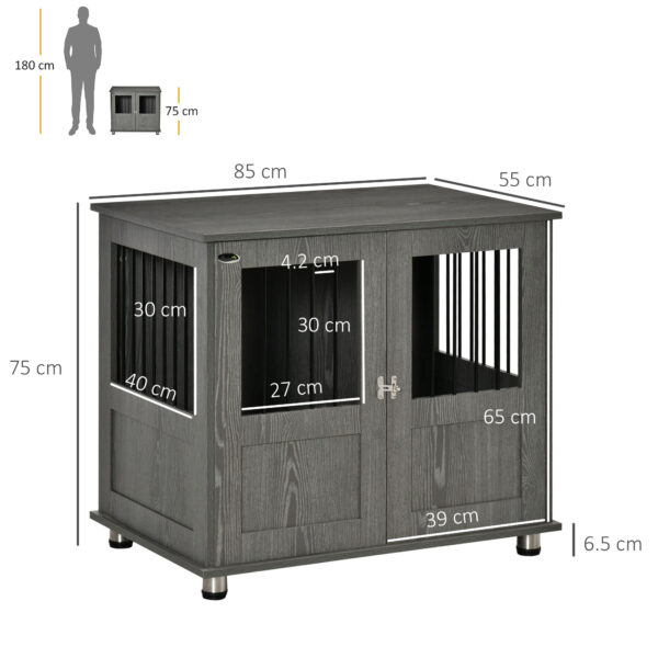 Indoor Dog Crate Furniture Side Table Design