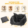 washable dog car seat travel bed for pets