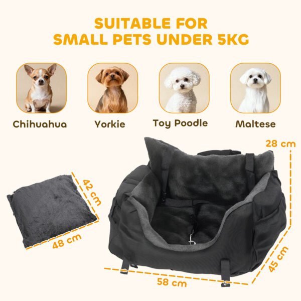 washable dog car seat travel bed for pets
