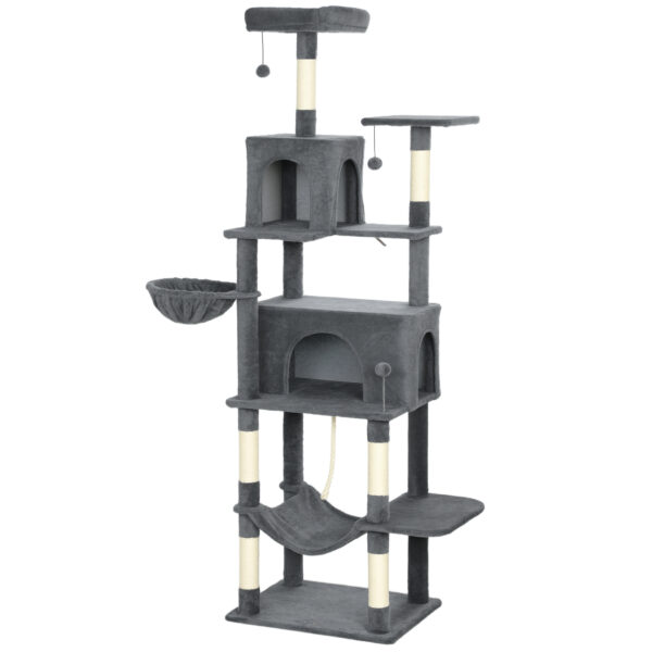 large 202cm cat tree tower with condos