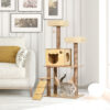 multi level cat climbing tower with scratching posts