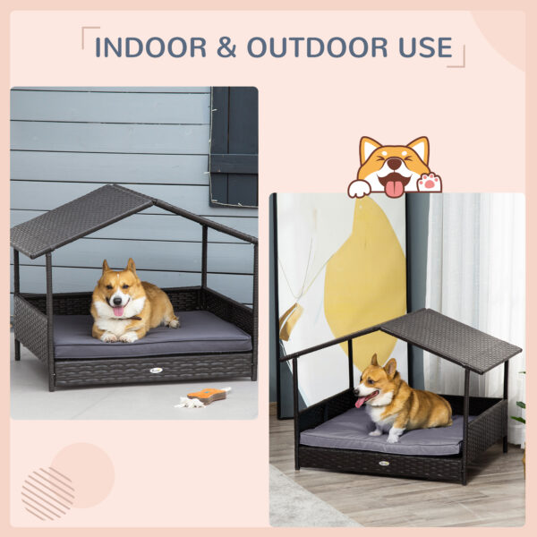 raised dog bed with canopy for small dogs