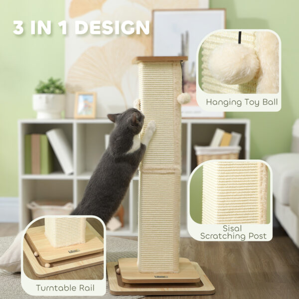 oak cat furniture scratching post