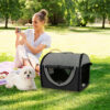 portable soft dog crate travel kennel 46cm