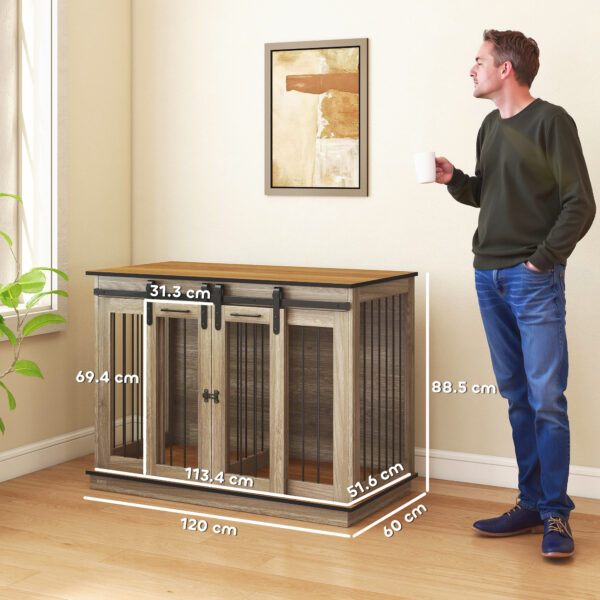indoor dog crate furniture for large dogs