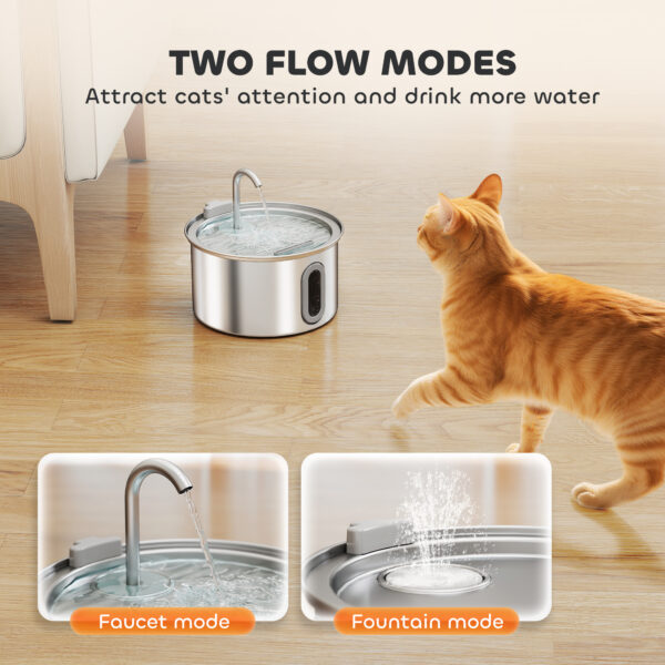 automatic cat drinking fountain with silent pump