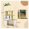 2‑in‑1 cat play tower and litter box enclosure for 1‑2 cats