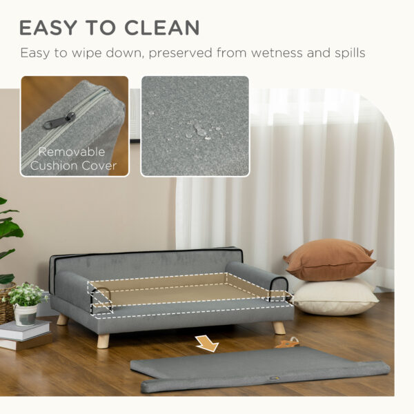 elevated dog bed furniture style pet sofa