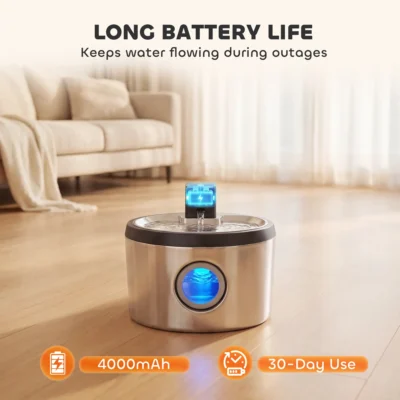 4L Wireless Cat Water Fountain